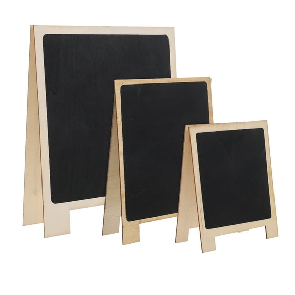 Raindrops  3 Pcs Chalk Board Sign Friendly Tape Small Blackboard
