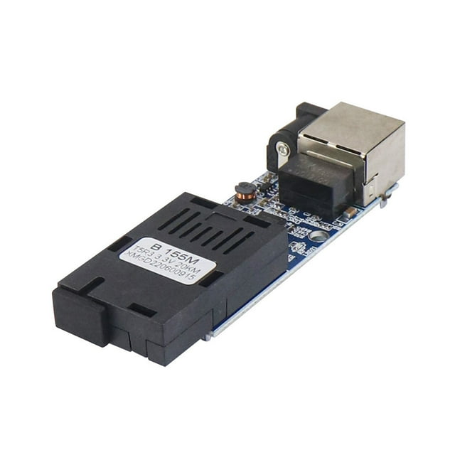 keepw Optical Fiber Converter Ethernet Switch Single Mode Business Hotel Networking Replacement Conversion Adapter Spare Part A Port