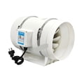 thumbnail image 1 of Exhaust Fan 3''4''5''6'' Silent Inline Pipe Duct Fan Bathroom Extractor Ventilation Kitchen Toilet Wall Air Clean Ventilator ,Fast Wind Speed, 1 of 4