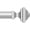 Silver, variant on Black Curtain Rod for Windows 36-120 Inches, 1 Inch Heavy Duty Adjustable Drapery Pole, Modern Window Treatment Rod with Decorative Square Finials, Easy Installation