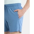 thumbnail image 4 of Athletic Works Men's and Big Men's Ripstop Shorts, 7" Inseam, Size 4XL, 4 of 5