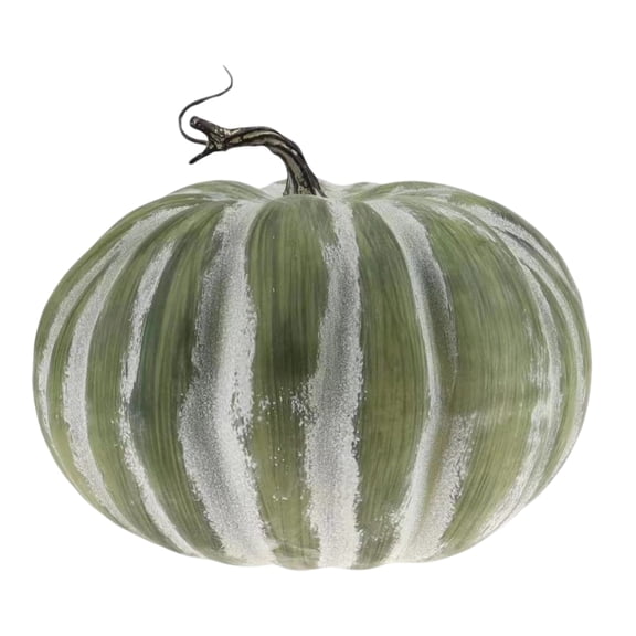 Large Green Fake Halloween Pumpkins Artificial Cushaw Faux Autumn Fall Pumpkin Party Christmas Home Decoration Foam Fruit Vegetable