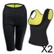 thumbnail image 1 of 2x Trajes De Sauna Chaleco Corsé Moldeador De Cuerpo De Neopreno Para Ejercicio De Gimnasio Quemagrasas, 1 of 8