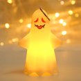 thumbnail image 4 of Halloween portátil lindo truco o trato fantasma noche linterna jack-o-lantern escritorio fantasma adorno MFZFUKR CPB-SSW166-2, 4 of 5
