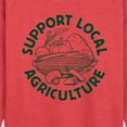 thumbnail image 2 of Instant Message - Support Local Agriculture - Women's Lightweight French Terry Pullover, 2 of 6