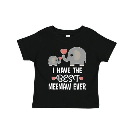 

Inktastic Best Meemaw Ever Grandkids Gift Toddler Boy or Toddler Girl T-Shirt