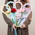 thumbnail image 2 of 5PCS Single Flower Wrapper Handheld Flower Packaging Paper Card Bouquet Packaging Box Flower Arrangement Bag Mother's Day Gifts, 2 of 4