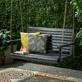 thumbnail image 2 of Ace Outdoor Aacia Wood Porch Swing, Dark Gray, 2 of 9