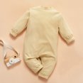 thumbnail image 3 of Fesfesfes Newborn Infant Baby Jumpsuit Boys Girls Cute Letter Keep Warm Romper Outfits Set Sale or Clearance, 3 of 8