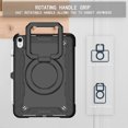 thumbnail image 4 of ELEHOLD Rugged Case for iPad 10.9 inch 10th Gen 2022 with 360° Rotating Handle Grip Kickstand Function Detachable Shoulder Strap for Kids Children Adults Shockproof Case,C, 4 of 8