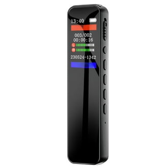 16GB Voice Activated Keychain Recorder - Portable with Playback