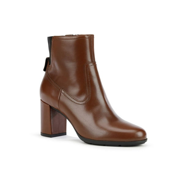 Más Salón de clases Asado Geox Womens New Annya Leather Ankle Boots - Walmart.com