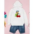 thumbnail image 3 of Kid And Kitten On Fruit Hoodie Juniors -Image by Shutterstock,  Small, 3 of 4