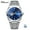 Men -silver blue, variant on Silver Stainless Steel Watch – Automatic Movement, Skeleton Display for Men