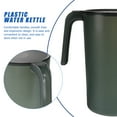 thumbnail image 2 of 1Pc 2500ML Plastic Beverage Kettle Heat Resistant Cold Water Jug Juice Pitcher with Handle(Black), 2 of 8