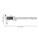 thumbnail image 5 of Herramienta de medición, calibrador digital eléctrico de metal de alta precisión de 0-150 mm adaptado para la perfección, 5 of 8