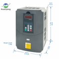 thumbnail image 2 of Convertidor VFD HY HUANYANG GT Serie 15KW, 20HP 220V trifásico, 2 of 7