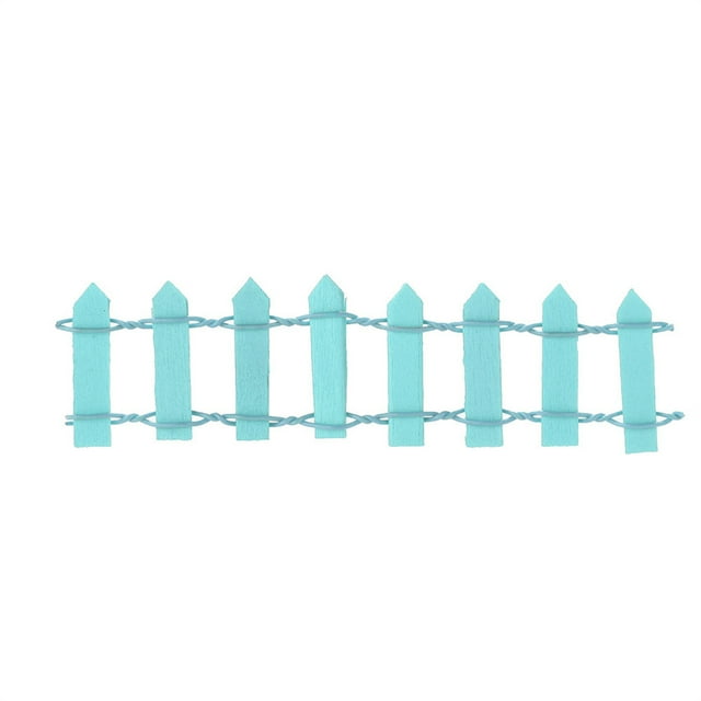 Mini Wood Fence for Micro Landscape Decoration Resin Material 100% New