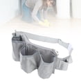 thumbnail image 1 of Garden Tool Belt, 6 Pockets 2 Straps Waterproof Unisex Utility Gardening Tool Pouch For Gardeners, 1 of 8