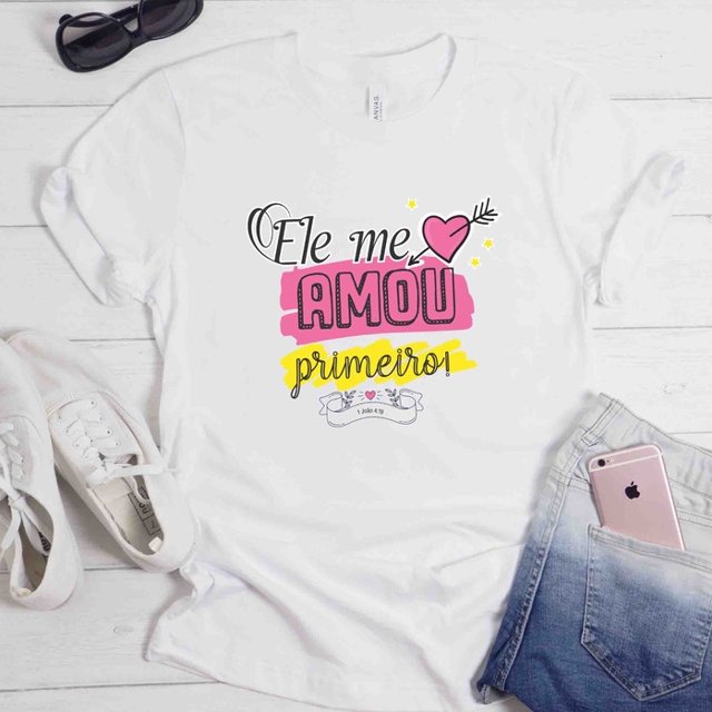 Camiseta Mujer Camisetas Evangélicas Promoción Blusinhas Deng Xun unisex
