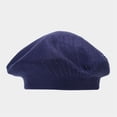 thumbnail image 1 of Women's Solid Color Vintage Knit Beret Fall/Winter Hot Drill Warm Wool Beret, 1 of 3