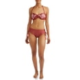 thumbnail image 2 of Time and Tru Women's Strappy Embroidered Bandeau Swimsuit Top, 2 of 4