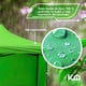 thumbnail image 3 of Toldo Carpa KINGSHOUSE impermeable plegable 3x3 M verde, 3 of 8
