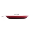 thumbnail image 4 of Mainstays Chiara Round Stoneware Red Salad Plate, 4 of 4
