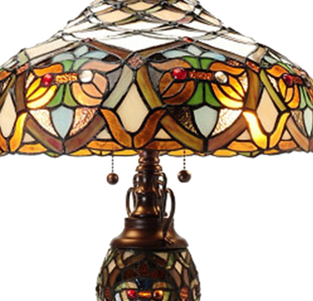 Arielle Double Lite Ivory Table Lamp