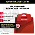 thumbnail image 4 of Catchmaster Pantry Moth Traps  2 Count with Pheroguard Technology, Sticky Pheromone Glue Traps for Food Storage Areas, 12 ft Radius Coverage, Monitor Grid, 4 of 6