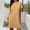 Khaki, variant on Fnooota Womens Nightgowns, Comfy Short Sleeve Loose Fit Above the Knee Summer Sleepwear Sleep Dresses Khaki Size S