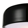 thumbnail image 3 of CWI Lighting Campton 3 Light Drum Shade Contemporary Metal Flush Mount in Black, 3 of 6