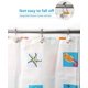 thumbnail image 2 of Ganchos decorativos para cortina de ducha Rawiri Ocean, a prueba de óxido, anillos de acero inoxidable para cortina de ducha con 5 rodillos deslizantes para baño y ducha, juego de 12 ganchos, 2 of 7