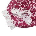 thumbnail image 4 of Boléro en Chiffon à Manches Longues pour Femmes Boléro Rouge Vin Fleur, 4 of 9