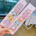 thumbnail image 4 of Sanrio-accesorios para el cabello, diadema de Anime Kawaii Kuromi Hellokitty, pinzas para el pelo, horquillas, pasadores, banda de goma, regalo, 10 piezas, 4 of 4