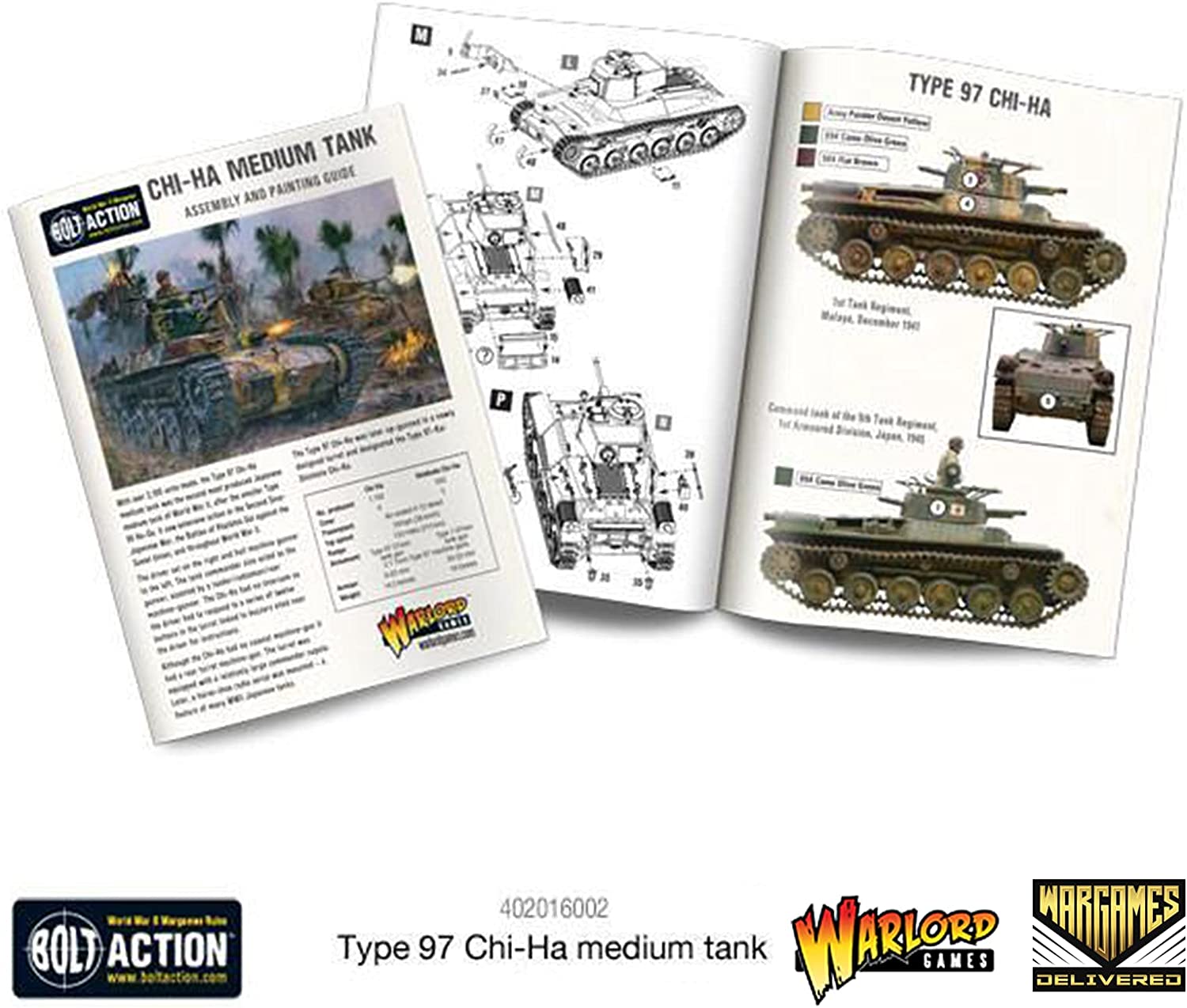 Bolt Action Miniatures - Warlord Games Type 97 Chi-Cha Medium Tank Japanese  Army Model Tank 28mm Miniatures -WW2 Model Kits, and Tank Model Kit by