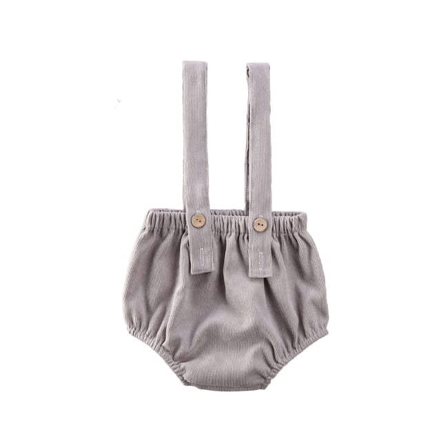 EYIIYE Salopette Bébé Shorts en Velours Côtelé