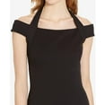 thumbnail image 3 of RALPH LAUREN $165 Womens New 1383 Black Cap Sleeve Dress 12 Petites B+B, 3 of 3
