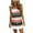 Pink, variant on ZKCCNUK Women Casual V-Neck Sleeveless Bandage Stripe Printing Loose Vest Sling Dress Wedding Guest Dresses for Beach Party