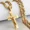 Gold color, variant on Orthodox Crucifix Jesus Christ Cross Pendant Necklace 14K Yellow Gold Byzantine Chain Necklaces Jewelry for Men