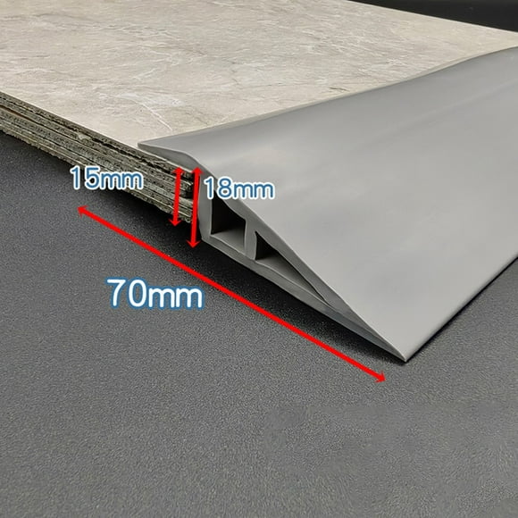 Bandes de Bord de transition de Plancher 1 m, Bandes de Bord de Tapis Bandes de Bord de Plancher en Plastique