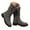 Grey, variant on Winter Boots for Women Fuzzy Mid Calf Boots Thermal Lined Wedge Warm Women Snow Boots Black,Size 5.5