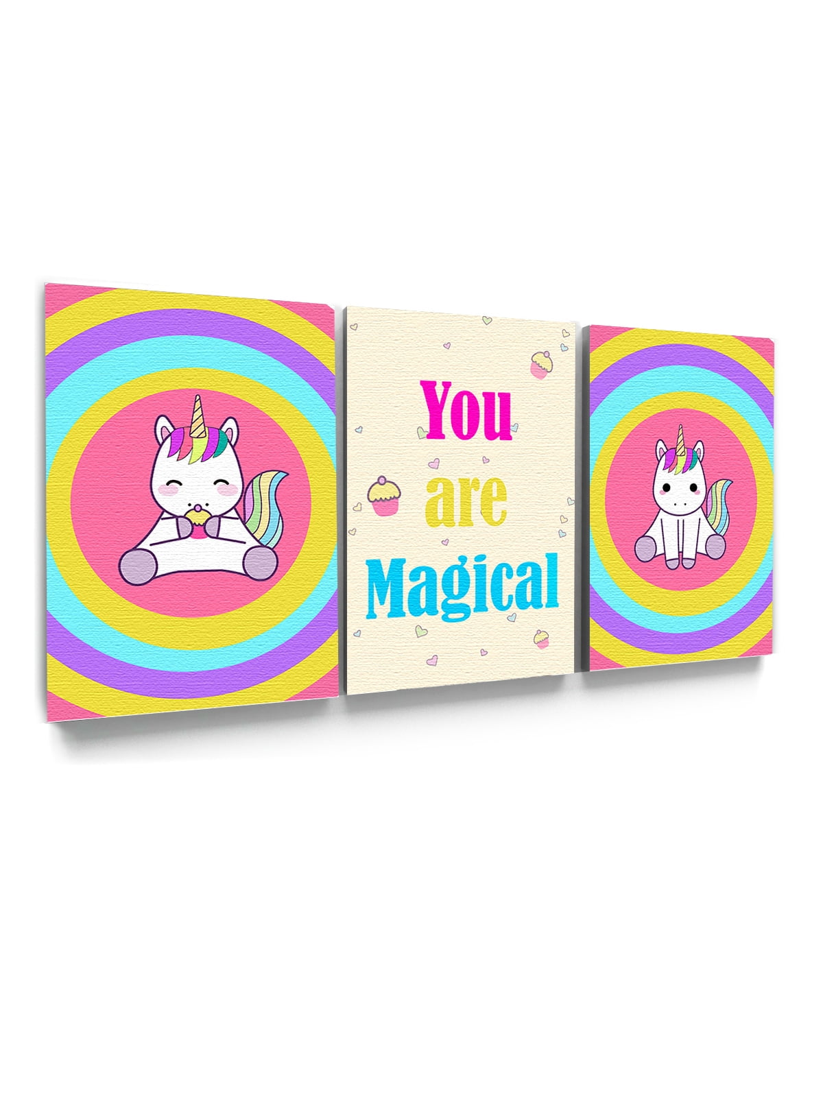Awkward Styles Unicorn Illustration You Are Magical Canvas Kids Room