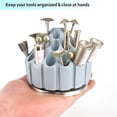 thumbnail image 3 of Yeacher Support Rotatif pour Outil, Boîte de Rangement pour Meule, 35 Trous, Rotation à 360 Degrés, 3 of 8