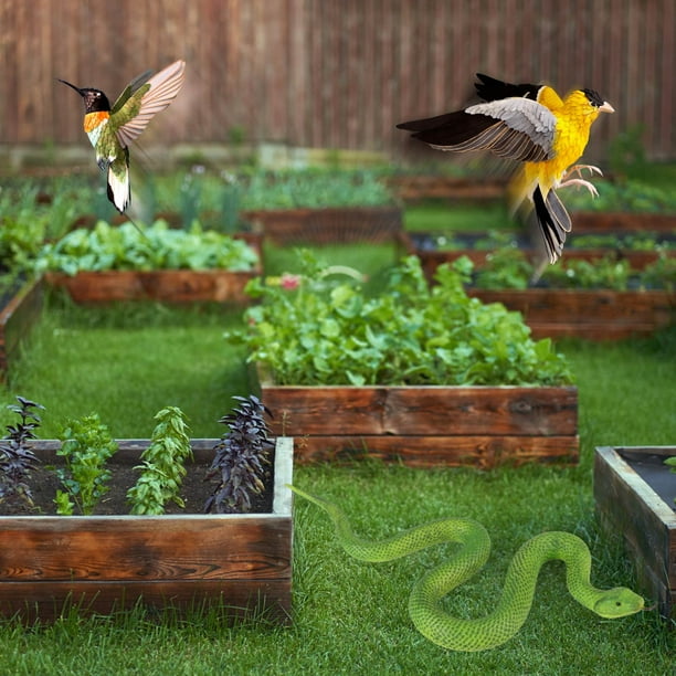 Xihbxyly Juego de Serpientes de Goma Realistas, Decoración Realista de Serpiente de Cascabel de Tpr, Cobra, Víbora, Decoración para Porche de Jardín, Material Suave y Lavable, Adorno Llamativo, Uso E