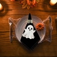 thumbnail image 2 of Sm:)e Boo Ghost Halloween Cloth Napkins Set of 6 Reusable Napkins, Washable Table Napkin for Holiday Party 18"x18", 2 of 8