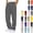 Dark Gray, variant on Dvprdro Mens Open Bottom Sweatpantss Elastic Waist Wide Leg Fashion Baggy Pants Drawstring Loose Fit Casual Athletic Joggers with Pockets