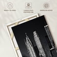 thumbnail image 5 of Elephant Stock Gooderham Flatiron Building Ii Wall Art - Vertical Canvas Wall Art - Living Room Wall Decor - Architecture Canvas - Gray And Black Decor By Brian Carson - 16" x 24", 5 of 5
