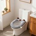 thumbnail image 5 of Qiweii Soft Comfortable Toilet Seat Cover，Washable Pad for Home Bathroom and Daily Use, 5 of 5