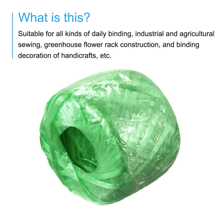 Polyester Nylon Plastic Rope Twine ,Household Bundled for Packing | Harfington, 100m / Green / 3pcs